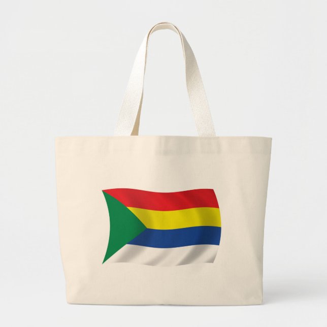 Druzeflagga Totebag Jumbo Tygkasse (Framsidan)