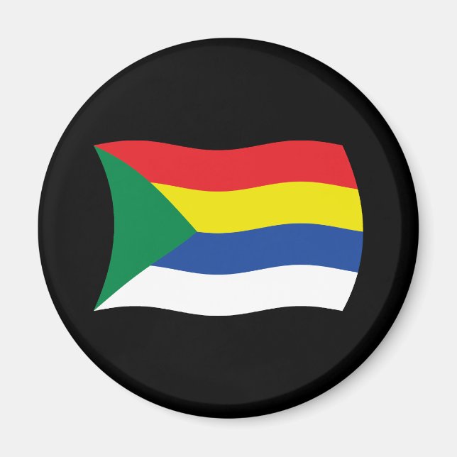 Druzeflaggmagnet Magnet (Framsidan)