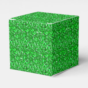 Druzy crystal - emerald grönt presentaskar