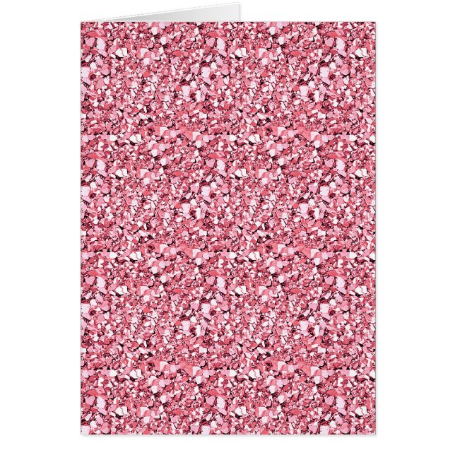 Druzy crystal - ro kvartz rosa OBS kort (Framsidan)