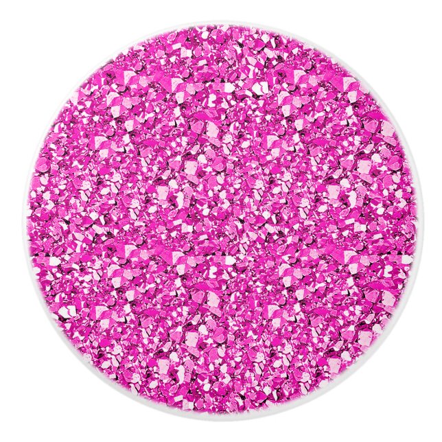 Druzy kristall - fuchsia rosa knopp (Framsidan)