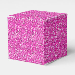 Druzy kristall - fuchsia rosa presentaskar