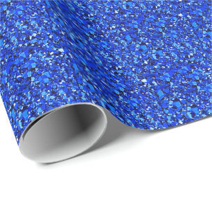 Druzy kristall - koboltblått presentpapper