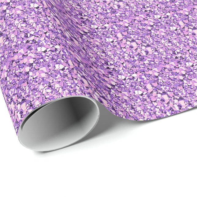 Druzy kristall - orchidrosa presentpapper (Rullad Hörn)