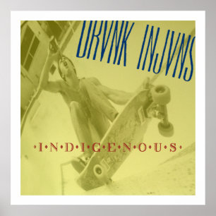 DRVNK INJVNS - Inhemsk POSTER 24 tum x 24 tum