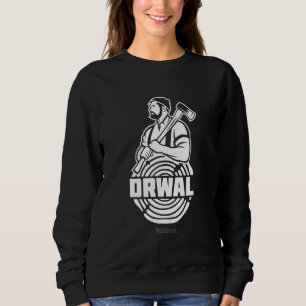 Drwal Skogshuggare Polen Man Med Skägg Och Yxa Drw T Shirt