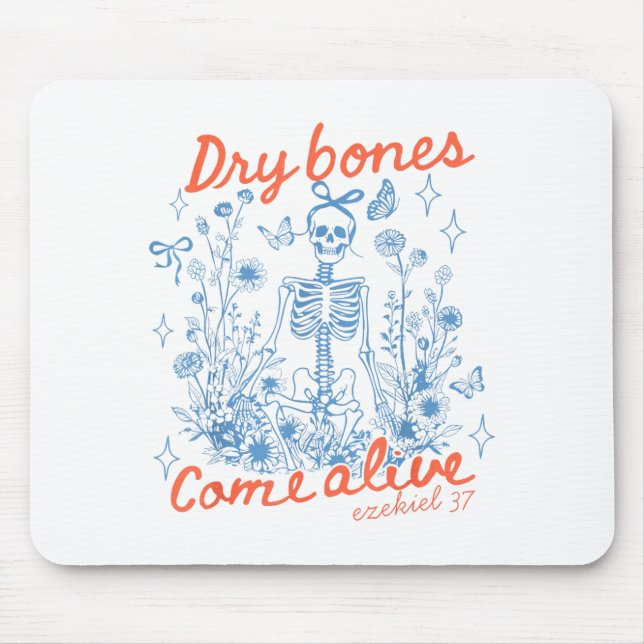 Dry Bones Come Alive Christian Funny Skeleton Hall Musmatta (Framsidan)