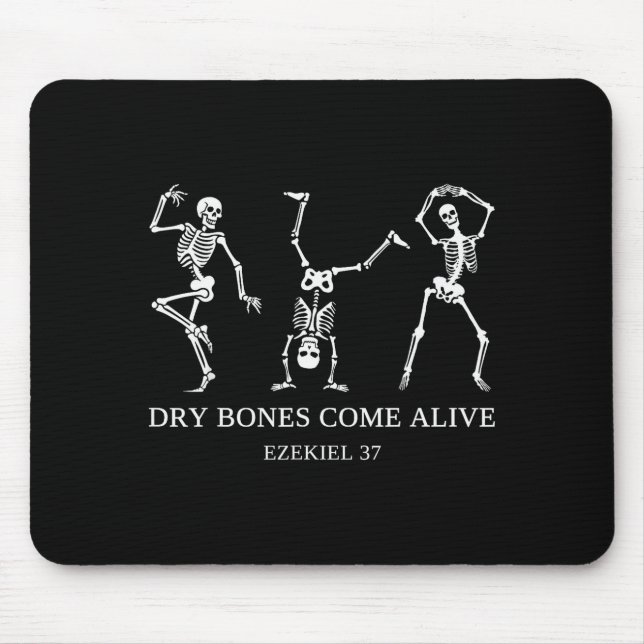 Dry Bones Come Alive Ezekiel 37 Funny Skeleton Hal Musmatta (Framsidan)