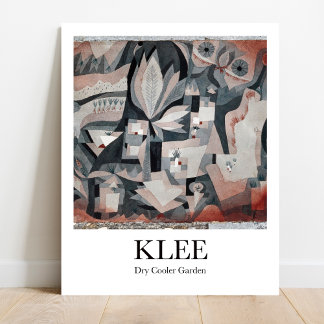 Dry Cooler Garden av Paul Klee Poster