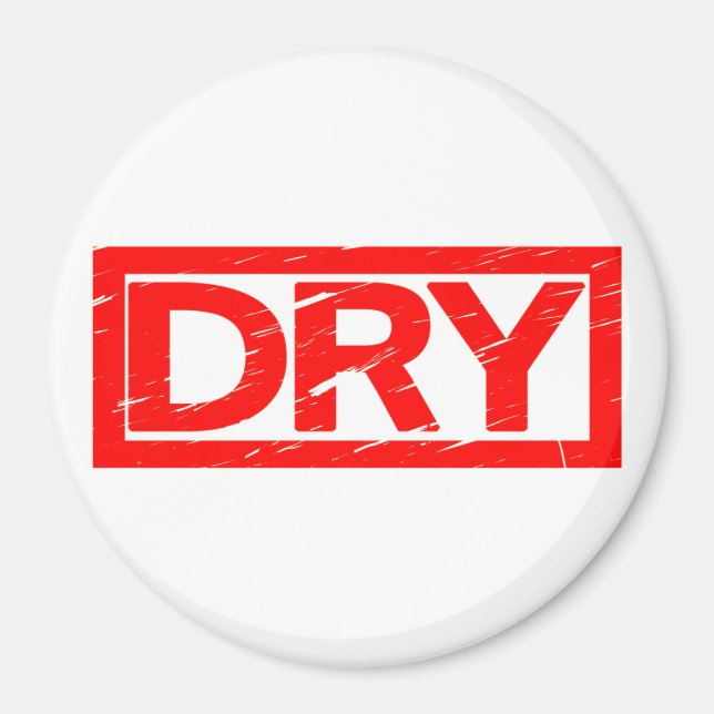 Dry Frimärke Magnet (Framsidan)