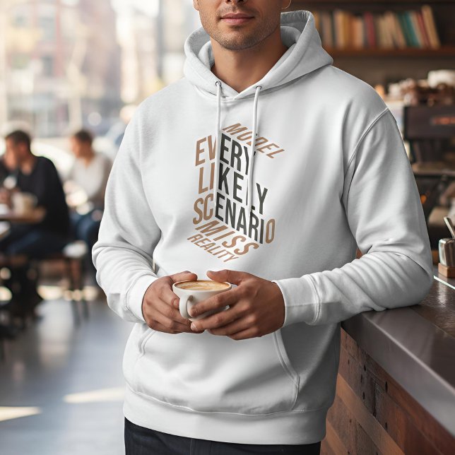Dry Motivation | Modelled Reality | Neutral Hoodie (Lifestyle Shot)