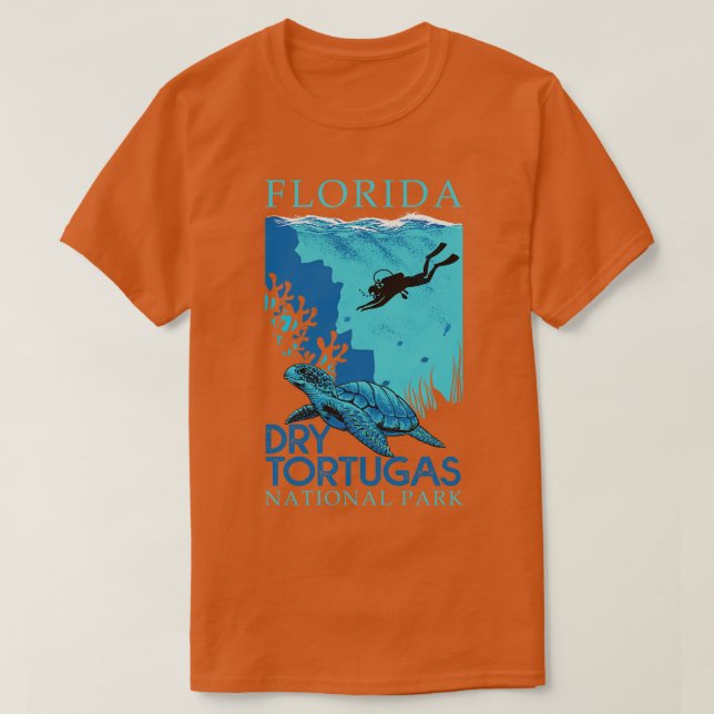 Dry National Park Florida T Shirt (Design framsida)