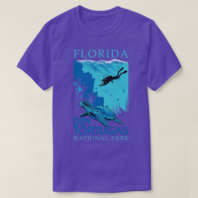 Dry National Park Florida T Shirt (Design framsida)