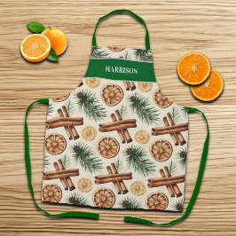 Dry Oranges Cinnamon Sticks Fir Branches