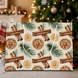 Dry Oranges Cinnamon Sticks Fir Branches