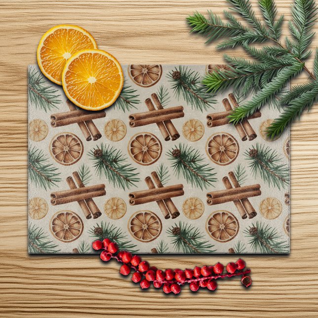 Dry Oranges Cinnamon Sticks Fir Branches (Skapare uppladdad)