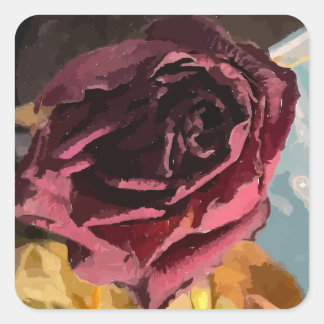 Dry Ro Stickers Fyrkantigt Klistermärke