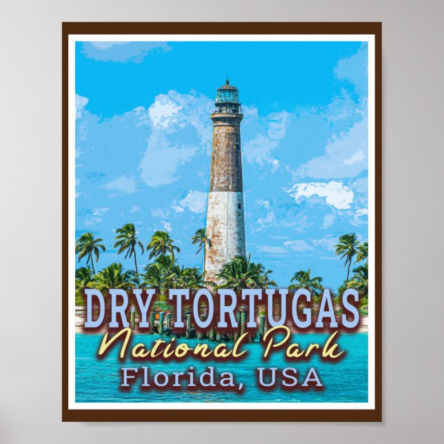 DRY TORTUGAS NATIONAL PARK - FLORIDA United STATER Poster (Framsidan)