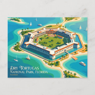 Dry Tortugas National Park, Florida, USA USA Vykort