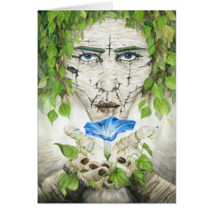 Dryad - björkkort hälsningskort
