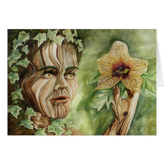 Dryad - Henbane-kort Hälsningskort (Framsidan Horizontal)