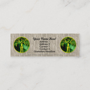 Dryad Medallion-profilkort Mini Visitkort