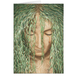 Dryad Weeping Willow-kort Hälsningskort