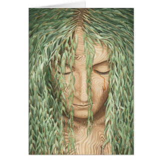 Dryad Weeping Willow-kort Hälsningskort