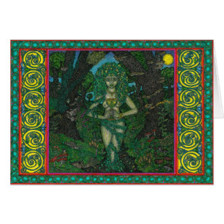 Dryadsbägare Hälsningskort