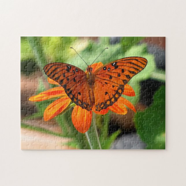 Dryas Julia Butterfly Jigszle Puzzle Pussel (Horisontell)