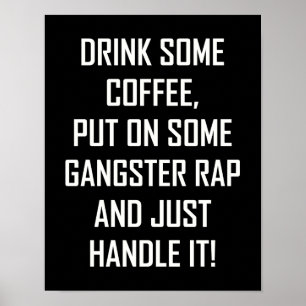 DRYCK NÅGRA KAFFE... POSTER