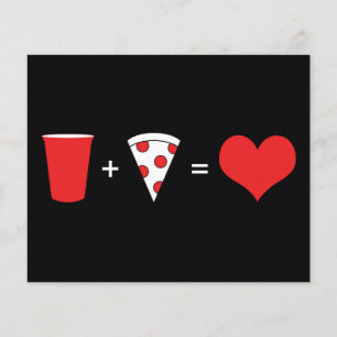 drycker + pizza = kärlek