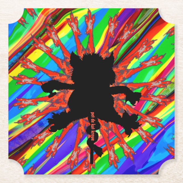 dryckeskammare för sällskapsdjur underlägg papper (Framsida)