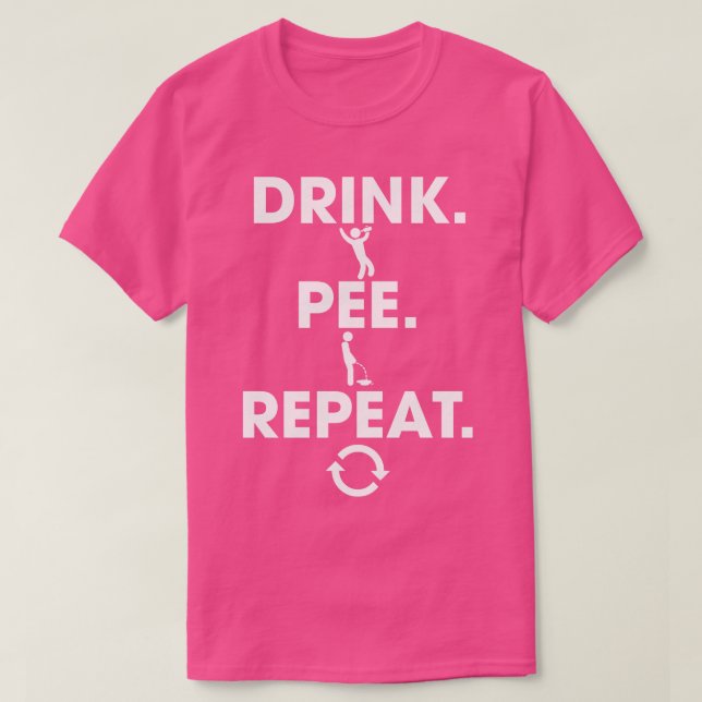 Dryckespee Upprepa 1 T Shirt (Design framsida)
