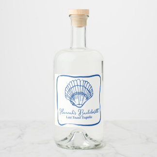 Drycketikett för senaste popup-tangenten spritflaskor etikett