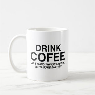 Dryckkaffe: Gör Sak snabbare, med mer Kaffemugg