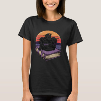 Dryckkaffe Läs Bokar Be Lycklig - Färgfull Bok L T Shirt