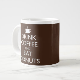 DRYCKKAFFE- OCH ETTSDONUTER JUMBO MUGG
