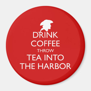 DRYCKKOFFET GENOM TEA TILL HARBOUR MAGNET