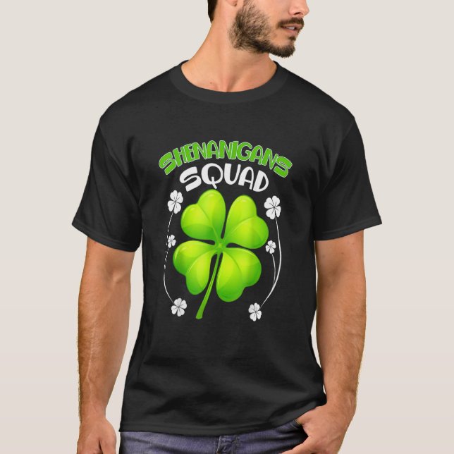 Dryckning av Fyrkantsgruppen St patricks day T Shirt (Framsida)