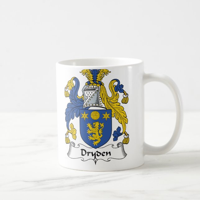 Dryden familjvapensköld kaffemugg (Höger)