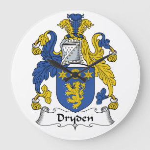 Dryden familjvapensköld stor klocka