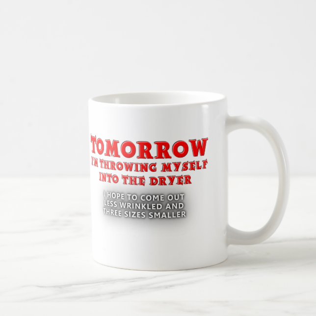 Dryer of Youth Funny Mug Kaffemugg (Höger)