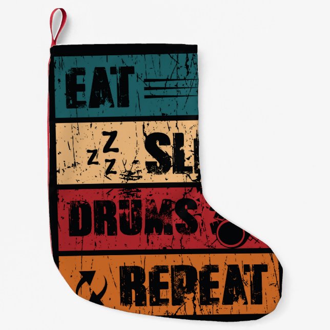 Drymmande passion: t-shirt designillustration. liten julstrumpa (Framsidan)