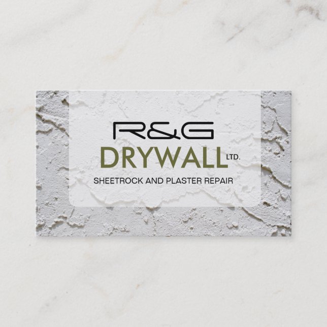 DRYWALL FÖRETAG VISITKORT (Framsida)