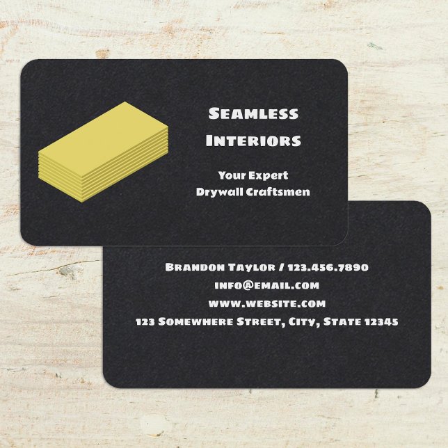 Drywall Visitkort (Drywall Business Cards)