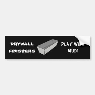 Drywallefterbehandlarelek med lerabildekalet bildekal