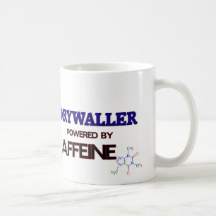 Drywaller drev vid koffein kaffemugg