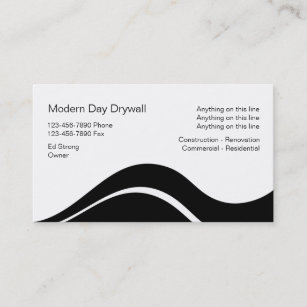 Drywallleverantörvisitkortar Visitkort