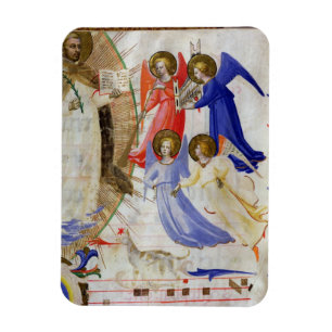 ds 558 f.67v St Dominic med fyra musikaliska Magnet